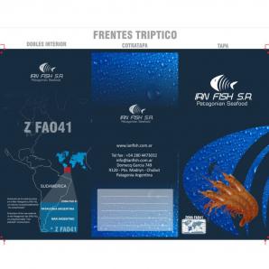 <p>Folleto triptico frente - Ian Fish<p>